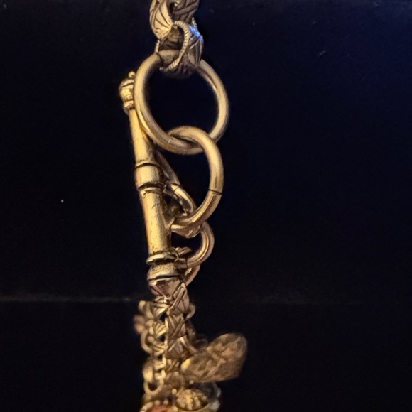 Gold-Tone AdjusGold Adjustable Floral Charm Bracelet🤩SEE OFFER IN DESCRIPTION🤩 - Picture 10 of 11